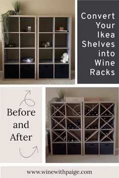 قفسه های Ikea خود را به قفسه های نوشیدنی تبدیل کنید