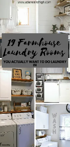 19 اتاق شستشوی شگفت انگیز خانه رختشویی که می خواهید در آنها لباسشویی کنید!