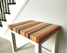 صفحه میز بلوک رنگی چوبی DIY از 2x4