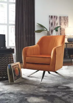 آویز - نارنجی - صندلی لهجه ای |  انبار مبلمان اوهایو