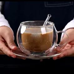 فنجان نعلبکی
قهوه خوری دوجداره
 برند جهانی GERMAX 

این فنجان به نحوی طراحی شده که لبه کار در زیر نور به رنگ طلایی سیلور تغییر رنگ میده

سایز : هر عدد فنجان 80ml
ساخته شده از ترموگلس ( پیرکس حرارتی شعله مستقیم ) فوق‌العاده با کیفیت 👌

بالاترین درجه کیفیت