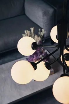 لوستر خیره کننده و مدرن با الهام از خوشه های گل - طرح چراغ آویز Nuura Apiales توسط