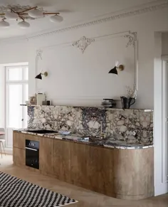 سعودی در اینستاگرام: “آشپزخانه ای در ورشو که بسیار الهام بخش ماست!  ترکیبی از خطوط پرنعمت و مدرن مورد علاقه ماست!  عکس ازkatrin_mood # پرتغال... ”