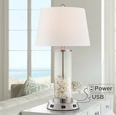 چراغ میز سفید USB - صفحه 2 |  لامپ به علاوه