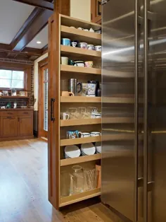 راه حل کشوهای رول برای صرفه جویی در فضای آشپزخانه شما