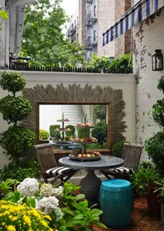 14 ایده کوچک باغ در فضای باز برای ساکن شهری