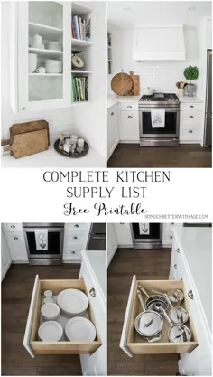 لیست کامل لوازم آشپزخانه - موارد ساده و زیبا برای هر روز و سرگرمی