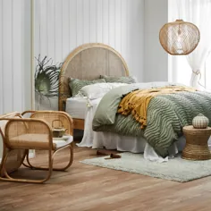 Eclipse Natural Rattan Bedhead