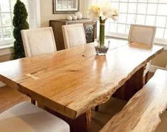 میز ناهار خوری لبه دار ساخته شده به سفارش