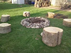 15 کرایات DIY پور le jardin à partir de rondins de bois