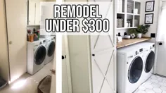 اتاق کوچک لباسشویی با درآمد زیر 300 دلار؟