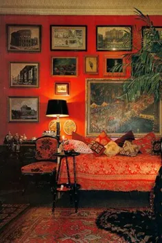 53 دیوار پررنگ لهجه قرمز برای زیبایی خانه شما |  زیبایی خانگی - ایده های الهام بخش برای خانه شما.