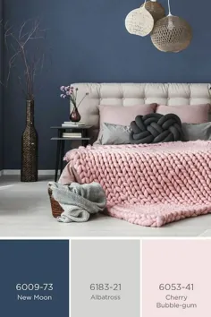 40 ایده برای طرح های رنگی اتاق خواب زیبا (1) - ideabosdecoration.com