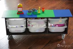 Ikea Hack: DIY Lego Table |  Kaleidoscope Living