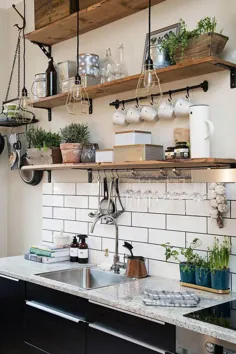به این ترتیب فضای ذخیره سازی زیادی در کوچکترین آشپزخانه ایجاد می کنید