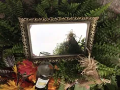 سینی غرور آینه دار Vintage |  اتسی