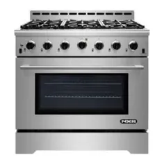 Thor Kitchen 48 "Rangetop Gas in Steel in Steel with 6 Burners and Griddle - Sam's Club