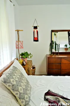 تور: اتاق خواب الکتریک Boho Vintage - یک طراح در خانه