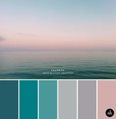 یک پالت رنگ الهام گرفته از اقیانوس - مارک های خلاقانه برای افراد خلاق // Akula Kreative