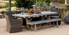 میز بوردو با صندلی های کارمل در بایگانی های Terra - Terra Outdoor Living