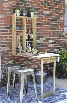 بهترین میله های بیرونی و پروژه های غذاخوری DIY برای فضاهای کوچک
