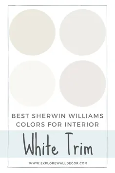 بهترین رنگ سفید شروین ویلیامز برای تزئینات داخلی (4 گزینه عالی)