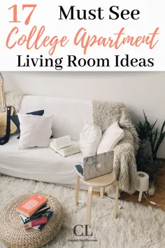 ایده های اتاق نشیمن آپارتمان کالج |  17 کالاهای ضروری اتاق نشیمن کالج