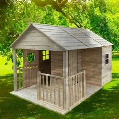 BRAST Spielhaus "Cottage" für Kinder 4،6qm Kinderspielhaus Garten Holzhaus • 699،95 یورو