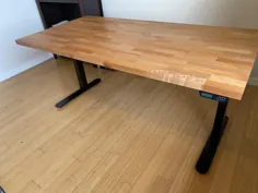 Sit Stand Desk Combo ست کامل میز تحریر BYO ساخت آمریکا w |  اتسی