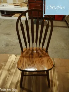 صندلی قبل و نقاشی گچ رنگ آمریکانا