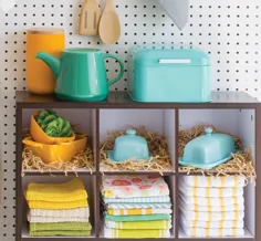 20 لوازم آشپزخانه زرق و برق دار فیروزه ای برای دوست داشتن |  دانس لی لیک هاوس