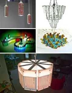 ایده های روشن: 41 لامپ پررنگ ، زیبا + بازیافت عجیب و غریب