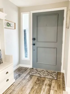 ایده Makeover Door Front Door