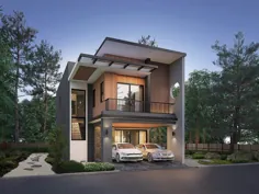 Plans House 3D 10x21 با 4 اتاق خواب - Pro Home DecorS