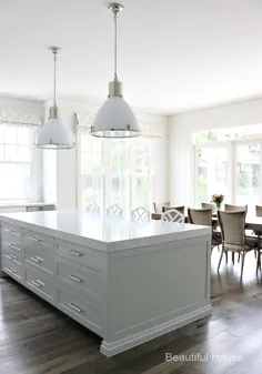 آشپزخانه سبک Hamptons - خانه ای زیبا
