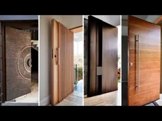 100 ایده برتر طراحی درب چوبی برای ورودی اصلی خانه |  طراحی های دکوراسیون داخلی