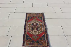 فرش ترکی آنتیک فرش تشک کوچک ترکی ورودی مراکش |  اتسی