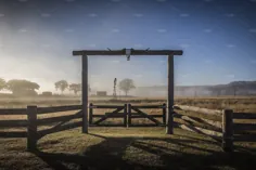 دروازه ورود به مزرعه در روستاهای کوئینزلند