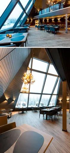 مجموعه ای از کابین های منحصر به فرد با پنجره های بزرگ و اتاق خواب های بلند برای این مقصد تعطیلات در فنلاند طراحی شده است
