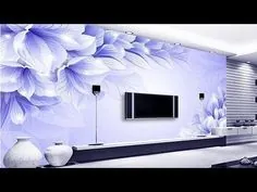 ایده های برتر 50+ تلویزیون برای تزئین دیوار |  کاغذ دیواری کابینت تلویزیون |  طراحی داخلی اتاق نشیمن