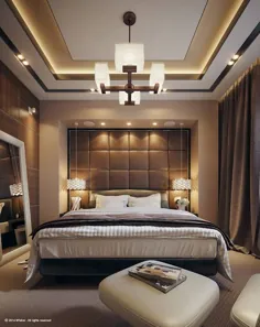 طرح های سقفی خلاقانه برای اتاق خواب اصلی شما