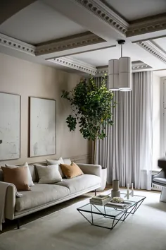 apartment آپارتمان مدرن با سقف چشمگیر در استکهلم〛 ◾ عکس ◾ ایده ها ◾ طراحی
