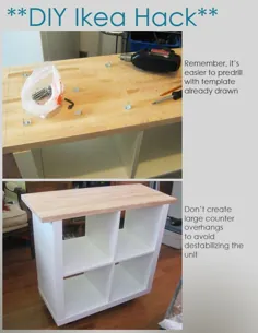 Ikea Hack DIY Kücheninsel آموزش