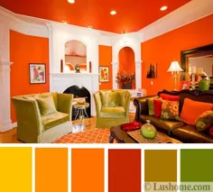 طرح های رنگی محبوب رنگ های شیک را با ایده های سنتی تزئین پاییز ترکیب می کنند