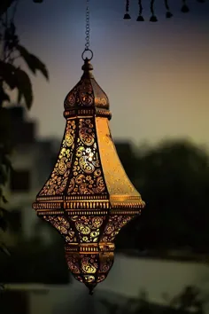 چراغ ترکی دست ساز فانوس مراکش - جذاب |  اتسی