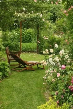 باغ زیبا و آرام در فضای باز
