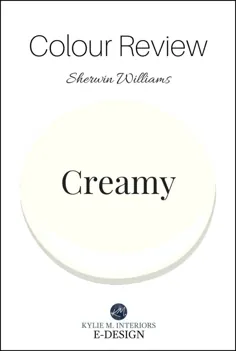 نقد و بررسی رنگ: Sherwin Williams Creamy SW 7012 - Kylie M Interiors