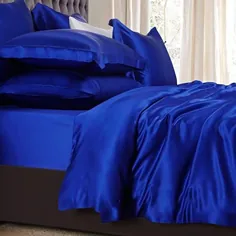تختخواب آبی سلطنتی در یک کیف |  تخت پنبه ای در کیسه |  سرویس خواب