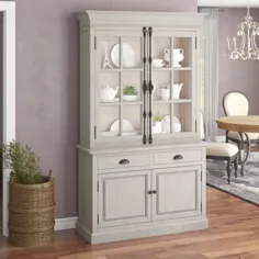 Laurel Foundry Modern Farmhouse Nettie China Cabinet Laurel Foundry Modern Farmhouse - انبار مستقیم مبلمان