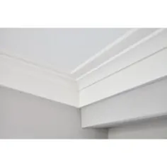 Craftsman 3-1 / 4-in x 8 ft Primed MDF Crown Moulding Lowes.com